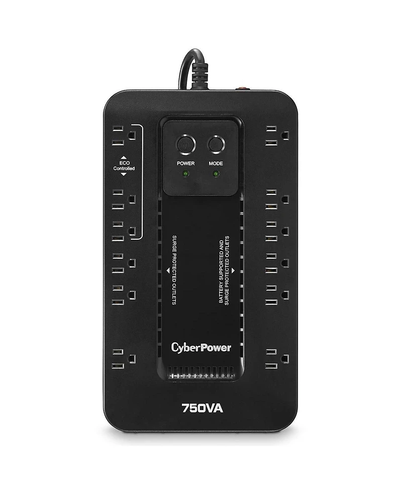 CyberPower Ecologic EC750G Compact 12 Outlets 750VA 450W Ups