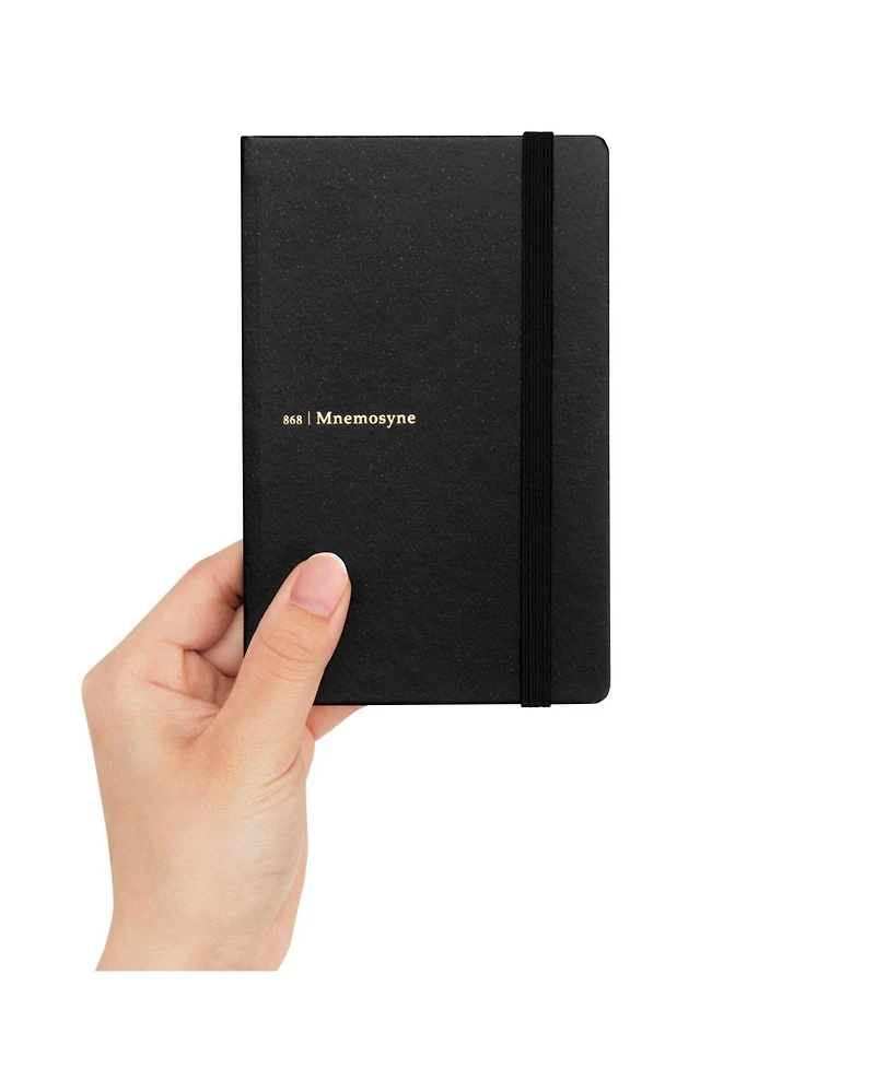 Maruman A6 Notebook Mnemosyne Journal 5mm dot grid Light Grey
