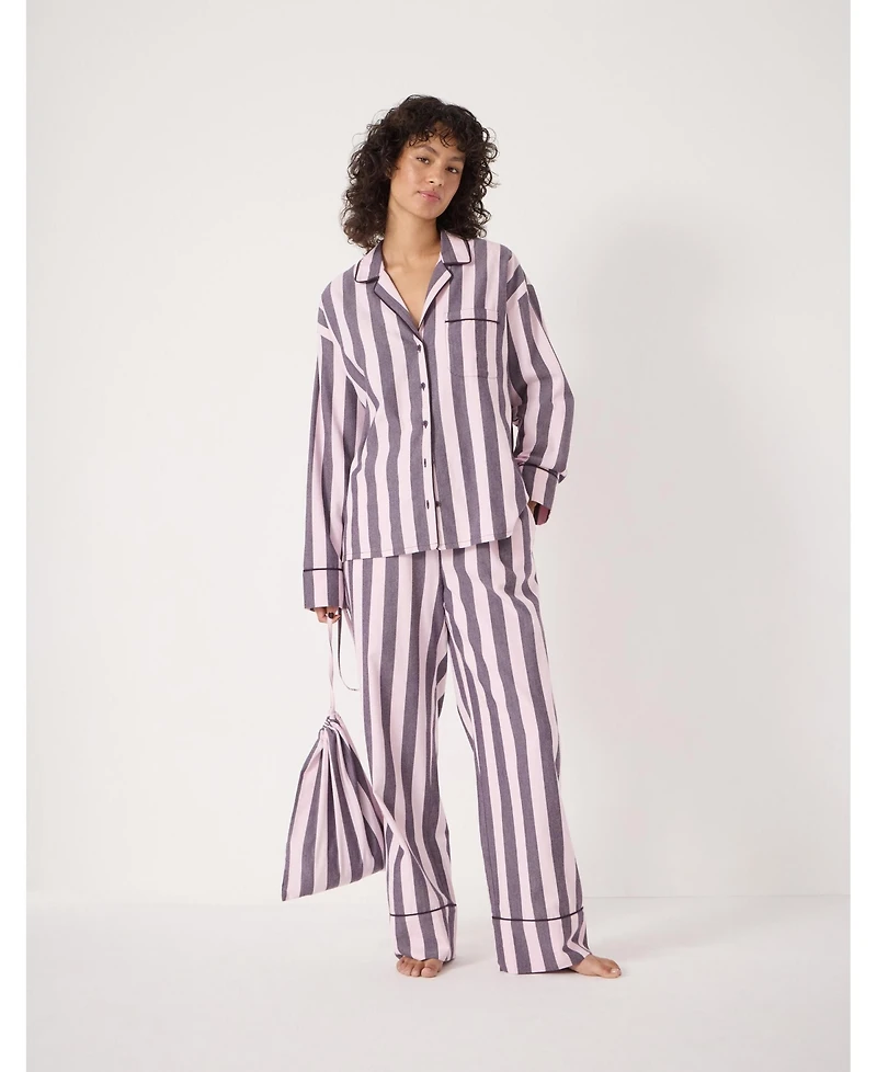 Hush Women's Cotton Stripe Pajamas