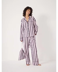 Hush Women's Cotton Stripe Pajamas