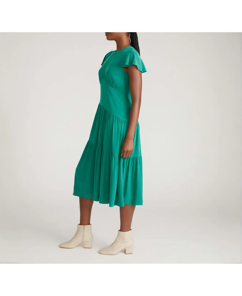 Universal Standard Women's Mariella Stretch Cupro Dress