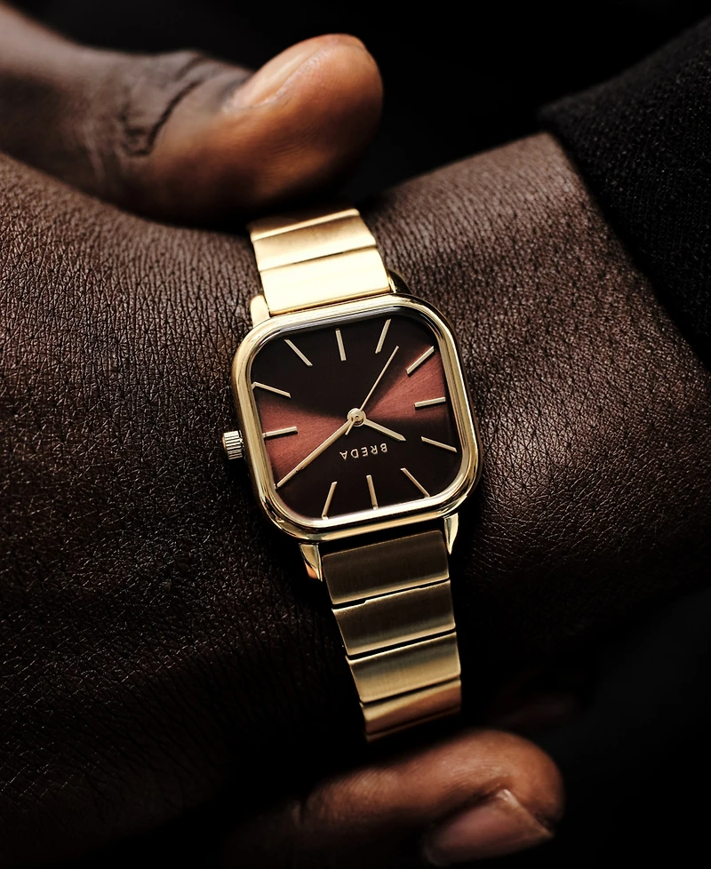 Breda Women's Esther Gold Stainless Steel Bracelet Watch