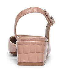 Naturalizer Women's Jayla Mid-Heel Square Toe Slingback Pumps