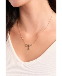 Le Vian Chocolate Diamond, Nude Diamond, & Blackberry Diamond Snake Adjustable 19" Pendant Necklace (1/4 ct. t.w.) in 14k Gold