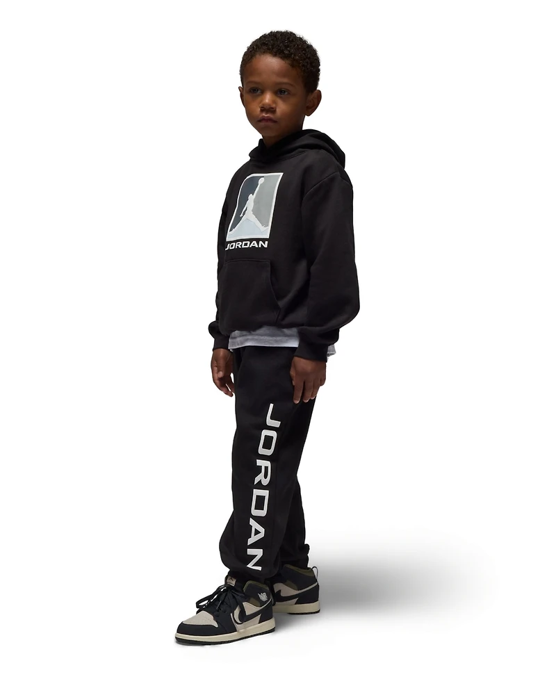 Jordan Little Boys 2-Piece Essentials Fleece Baseline Hoodie and Pants Set