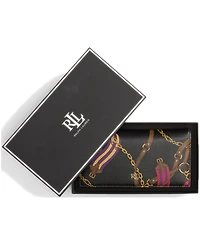 Lauren Ralph Lauren Women's Leather Slim Snap Wallet