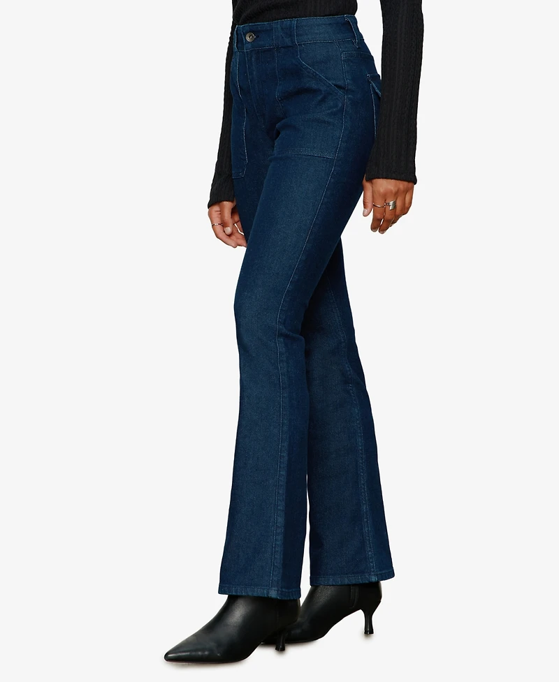 Sanctuary Women's Hayden Mid Rise Bootcut Jean