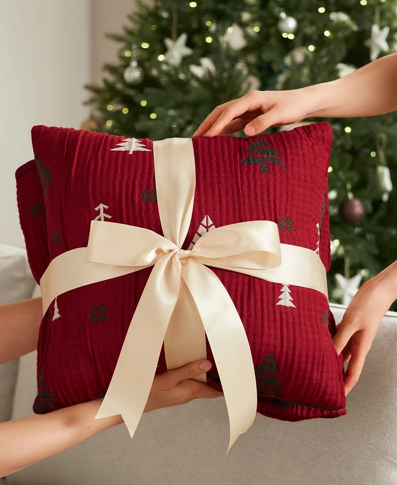 Madison Park Winter Reversible Cozy Throw Set, 50" x 60"