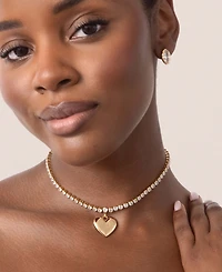 Ettika Luminous Love Tennis Necklace