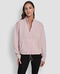 Dkny Women's Half-Zip Long-Sleeve Sweater