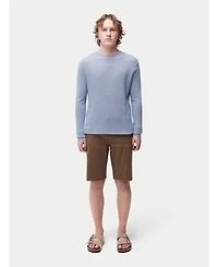 Gobi Cashmere Men's Cashmere Silk Lightweight Sweater Marine
