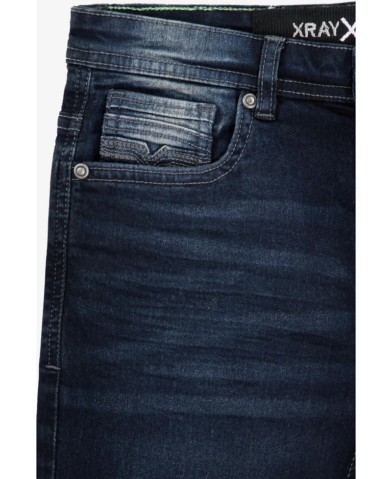 Big Boy's Dark Blue Washed Jeans - Child