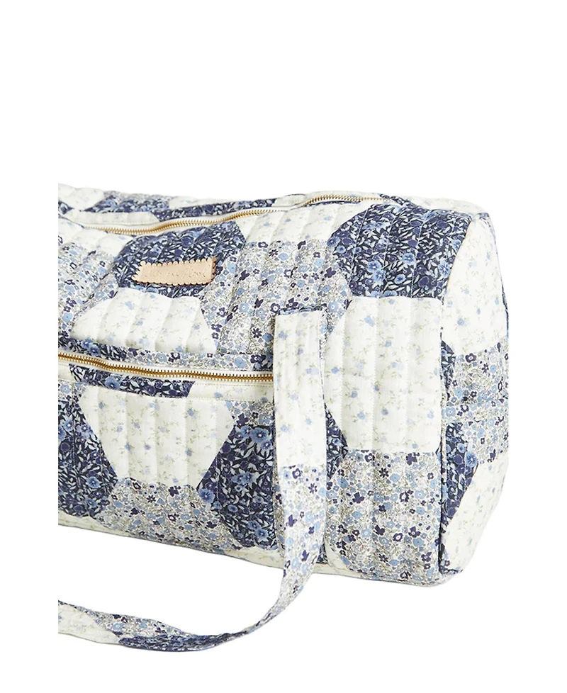 Lily and Lionel London Patchwork Print Overnight Bag