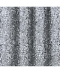 Rt Designer Collection Cambridge Jacquard Luxurious Decorative Grommet Curtain Panel 54" x 90" Silver
