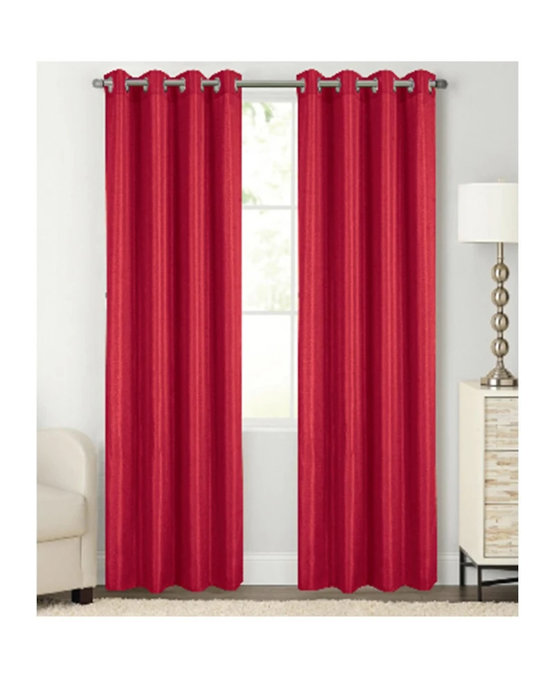 Rt Designer Collection Gibson Luxurious Decorative Grommet Curtain Panel 54" x 90