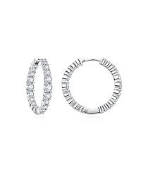 Untamed Petals Icon Crystal Hoops