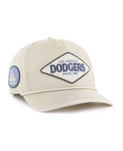 '47 Brand Men's Khaki Los Angeles Dodgers Cairn Hitch Adjustable Hat