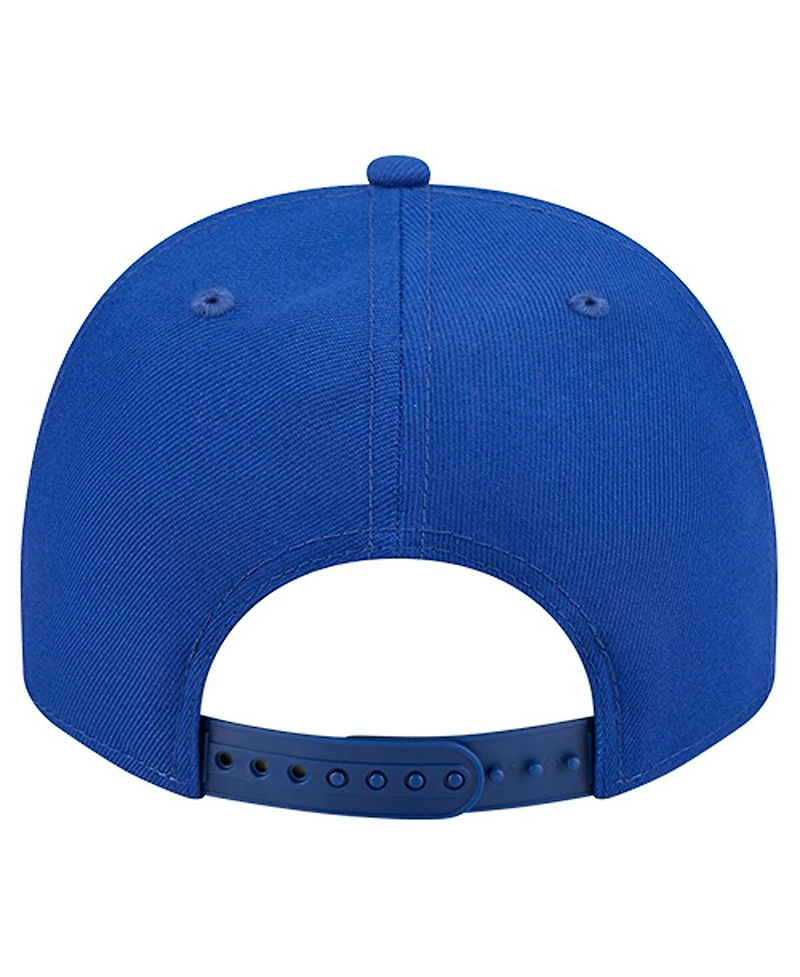 New Era Men's Royal New York Giants Local Play A-Frame 9FIFTY Snapback Hat