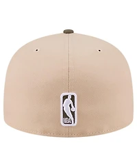 New Era Men's Tan Chicago Bulls Color Pack Two-Tone 59FIFTY A-Frame Fitted Hat