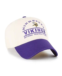 '47 Brand Men's Natural Minnesota Vikings Windham Clean Up Adjustable Hat