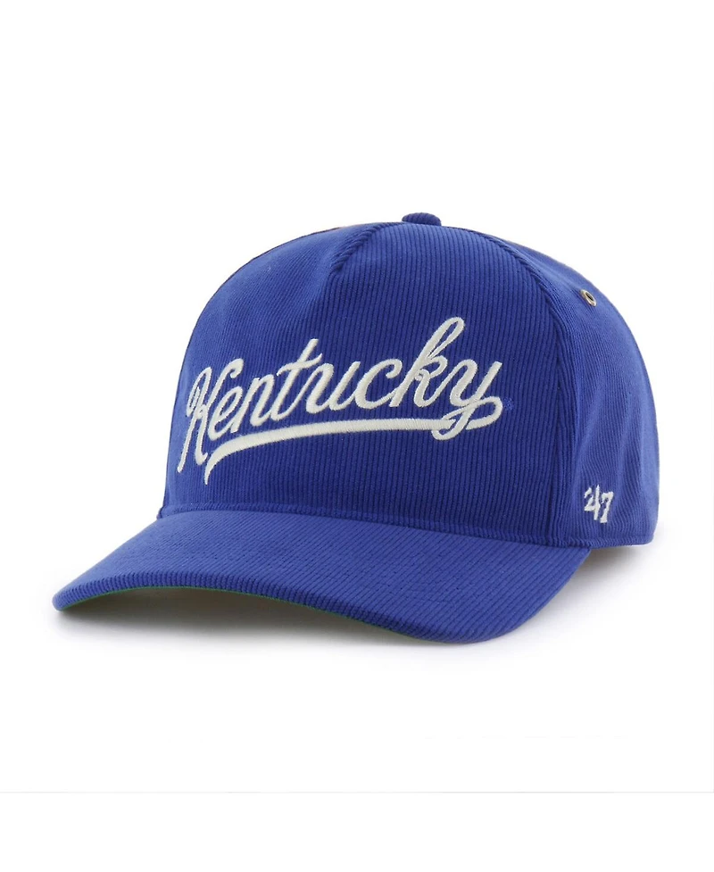 '47 Brand Men's and Women's Royal Kentucky Wildcats Collections Golden Age Corduroy Hitch Adjustable Hat