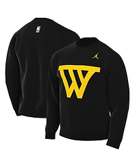 Jordan Men's Black Golden State Warriors Statement Edition Sweatshirt