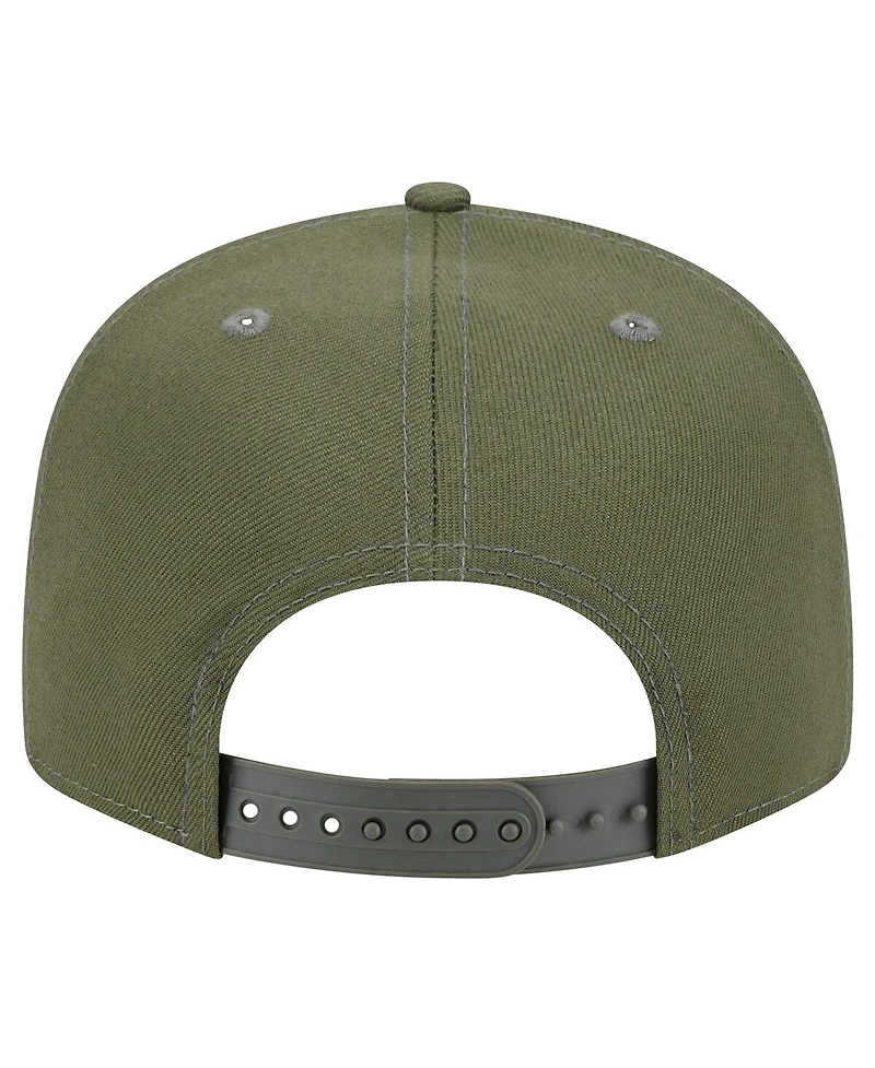 New Era Men's Olive Atlanta Falcons Main 9FIFTY Snapback Hat