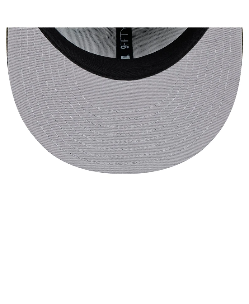 New Era Men's Olive New York Giants Main 9FIFTY Snapback Hat