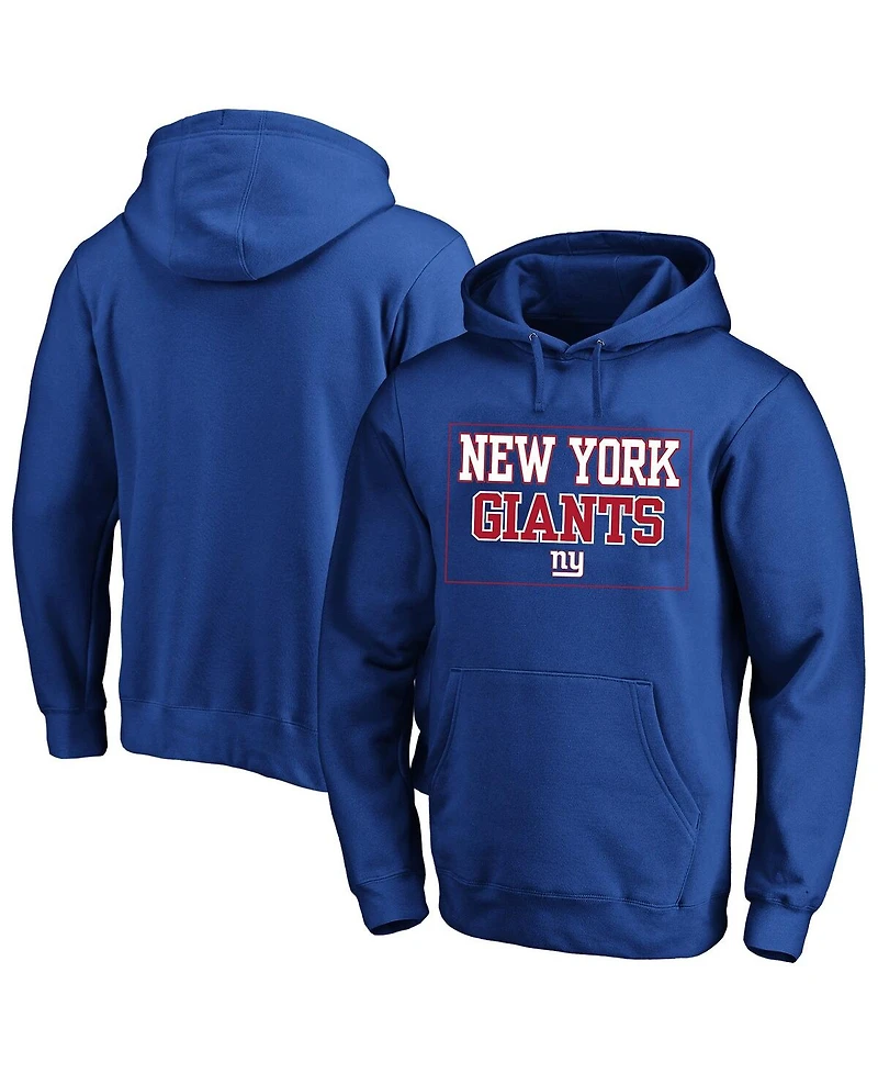 Fanatics Men's Royal New York Giants Big Tall Fleece Hoodie