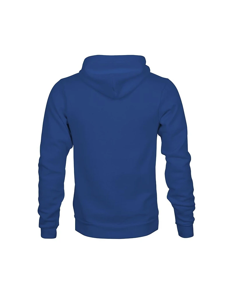 1863FC Big Boys and Girls Blue Real Madrid Color Badge Fleece Hoodie