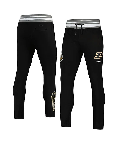 Pro Standard Men's Black Purdue Boilermakers Script Tail Fleece Sweatpants