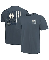 Image One Men's Navy Notre Dame Fighting Irish Comfort Colors Oht Camo Overlay T-Shirt