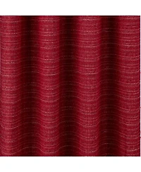 Rt Designer Collection Kensington Jacquard Foam Backed Luxurious Decorative Grommet Curtain Panel 54" x 95" Red