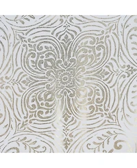 Rt Designer Collection Helena Halo Foil Blackout Luxurious Decorative Grommet Curtain Panel 54" x 90