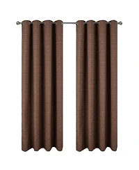 Rt Designer Collection Kensington Jacquard Foam Backed Luxurious Decorative Grommet Curtain Panel