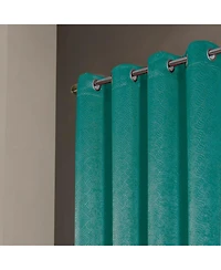 Rt Designers Collection Rt Designers Nellie Embossed Blackout Grommet Panel - 52x84", Teal.
