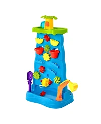 Mecale Sand and Water Table for Toddlers, 37 Pcs Double-Sided Activity Playset, Outdoor Sensory Table for Boys & Girls Ages 3+