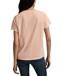 Lucky Brand Women's Butterfly Hamsa Classic Crewneck T-Shirt