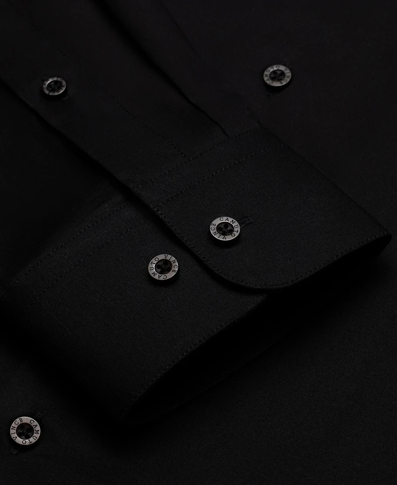 Vince Camuto Men's Solid Slim-Fit Dress Shirt