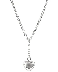 Giani Bernini Primavera Sterling Silver Puff Heart Y Necklace