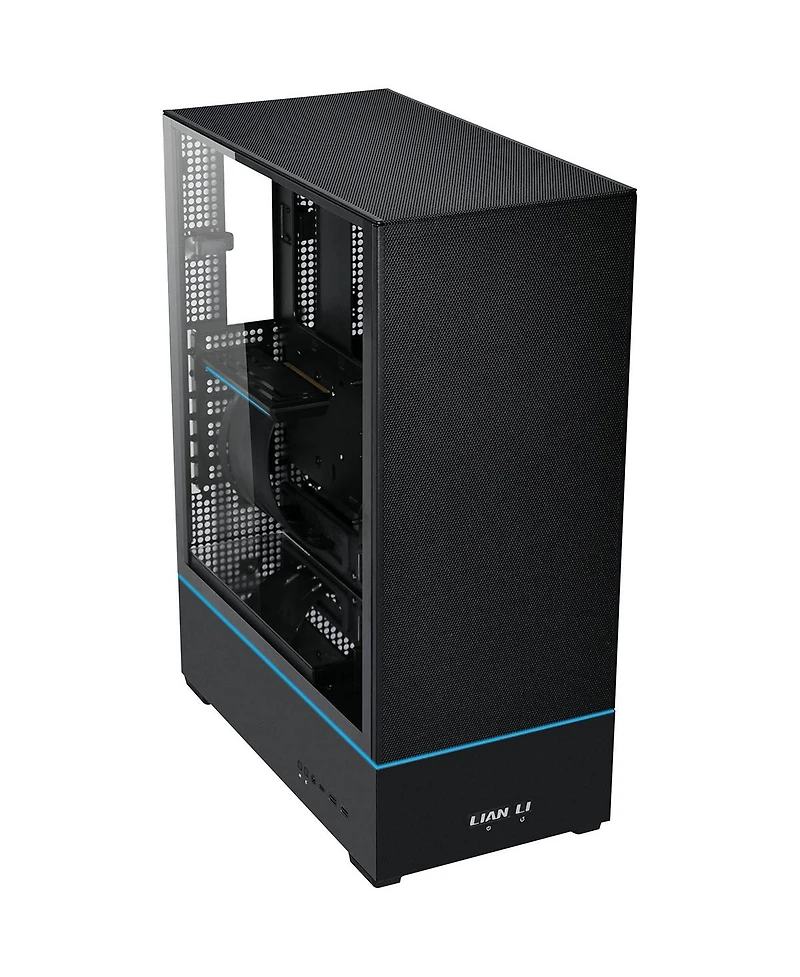 Lian-Li SUP01 Rgb Tempered Glass Atx Small Tower Computer Case, Black