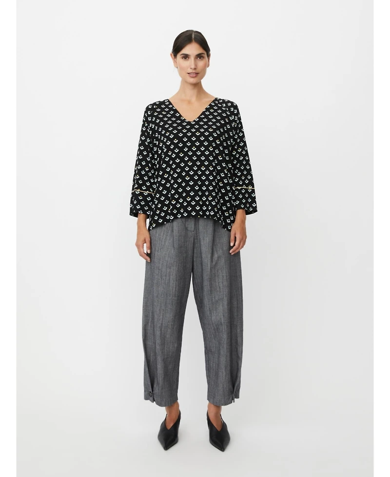 Masai Copenhagen Women's Beniko V-Neck Printed Blouse