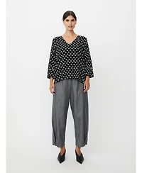 Masai Copenhagen Women's Beniko V-Neck Printed Blouse