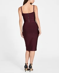 Guess Women's Sleeveless Bow Valencia Bandage Bodycon Dress