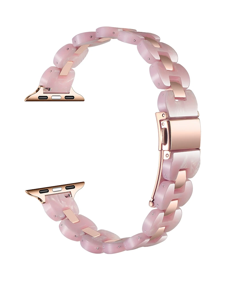 Posh Tech Aria Scalloped Resin Stainless Steel Band for Apple Watch