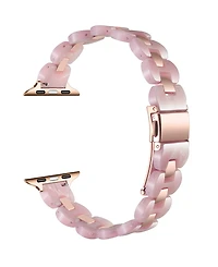 Posh Tech Aria Scalloped Resin Stainless Steel Band for Apple Watch