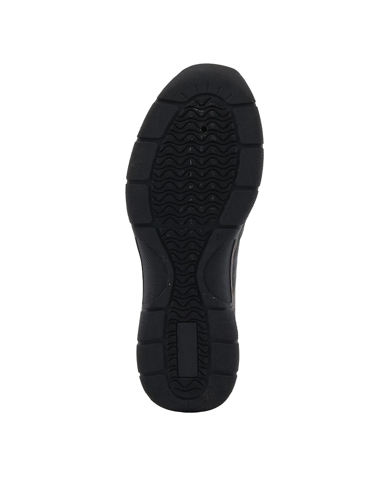 Patrizia Women's Rigny Slip-On Wedge Shoes with Tonal Stitching and Zipper Detail