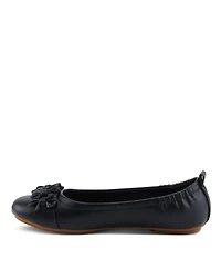 Patrizia Women's Bow Detail and Scrunch Back Ballay Ballet Flats
