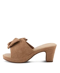 Patrizia Normajean Women's Slide Sandal with Denim-Inspired Upper