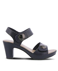 Patrizia Women's Dade Metallic Button Platform Sandals